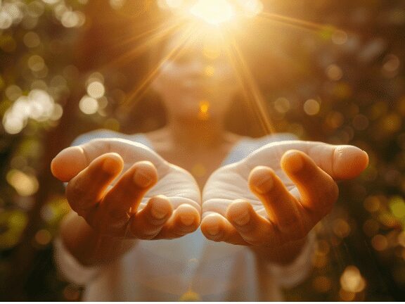 Fernbehandlung mit heilenden Händen