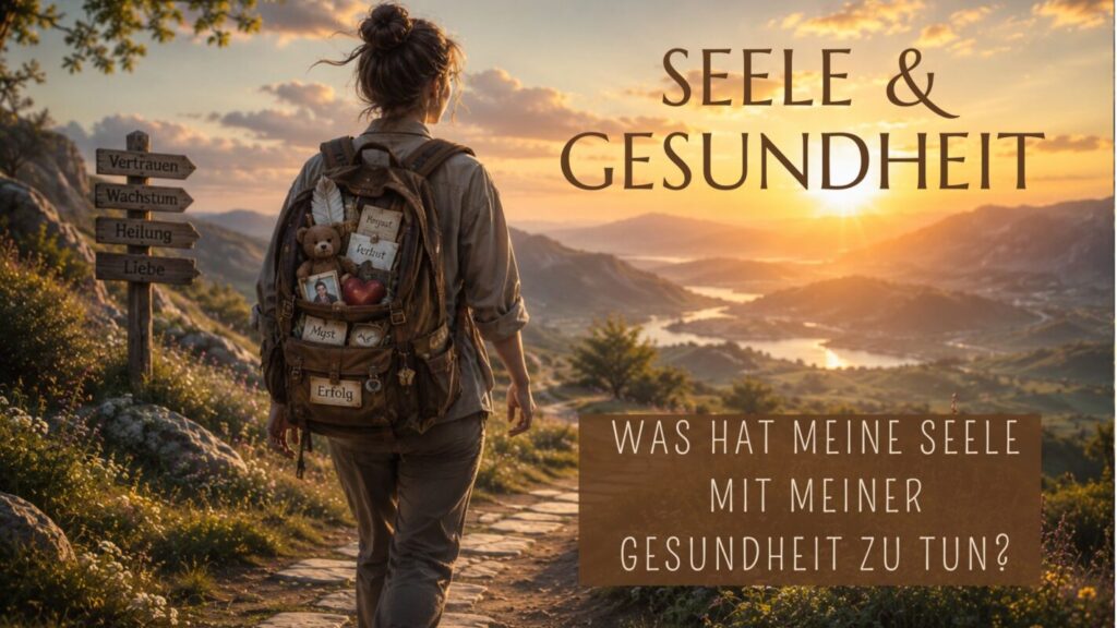 Frau heilt die Seele und läuft in Richtung Vertrauen, Wachstum und Liebe