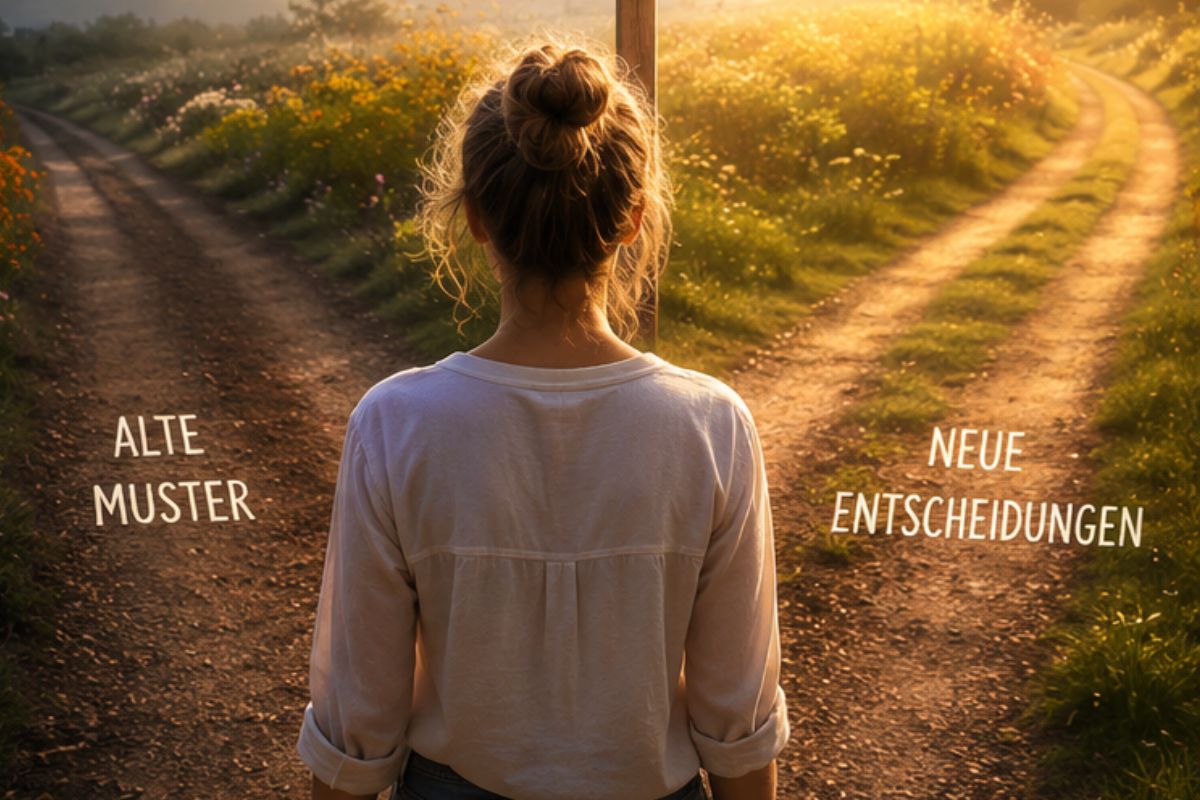Verhaltensmuster aus der Kindheit erkennen und verändern Weggabelung - Alte Verhaltensmuster oder neue Entscheidungen - Verhaltensmuster aus der Kindheit verändern