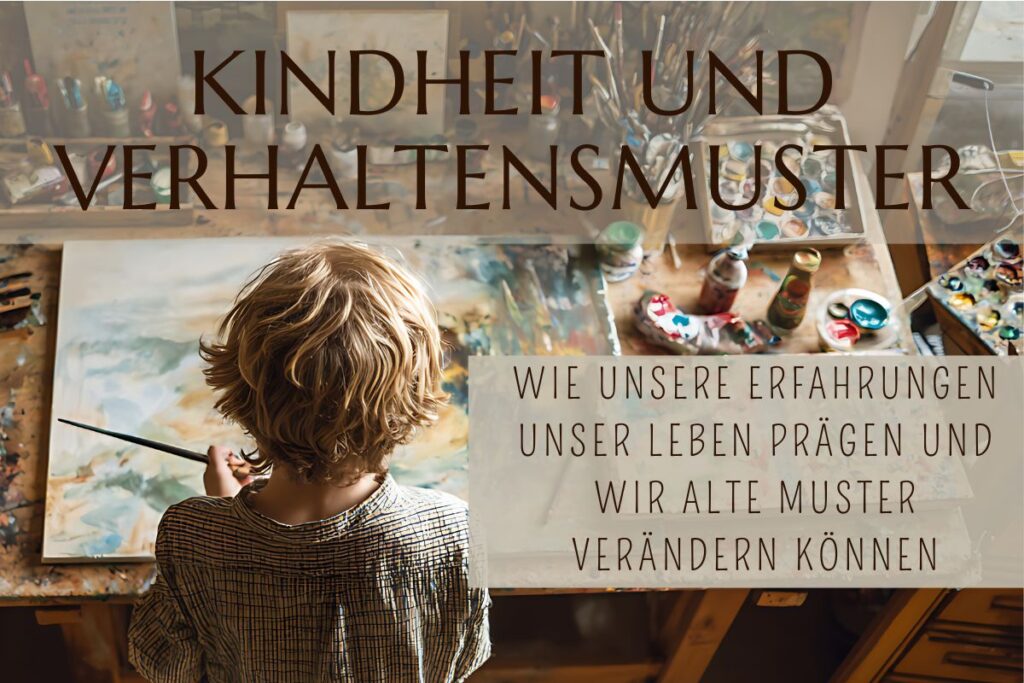 Kind beim Malen als Symbol für Prägungen aus der Kindheit