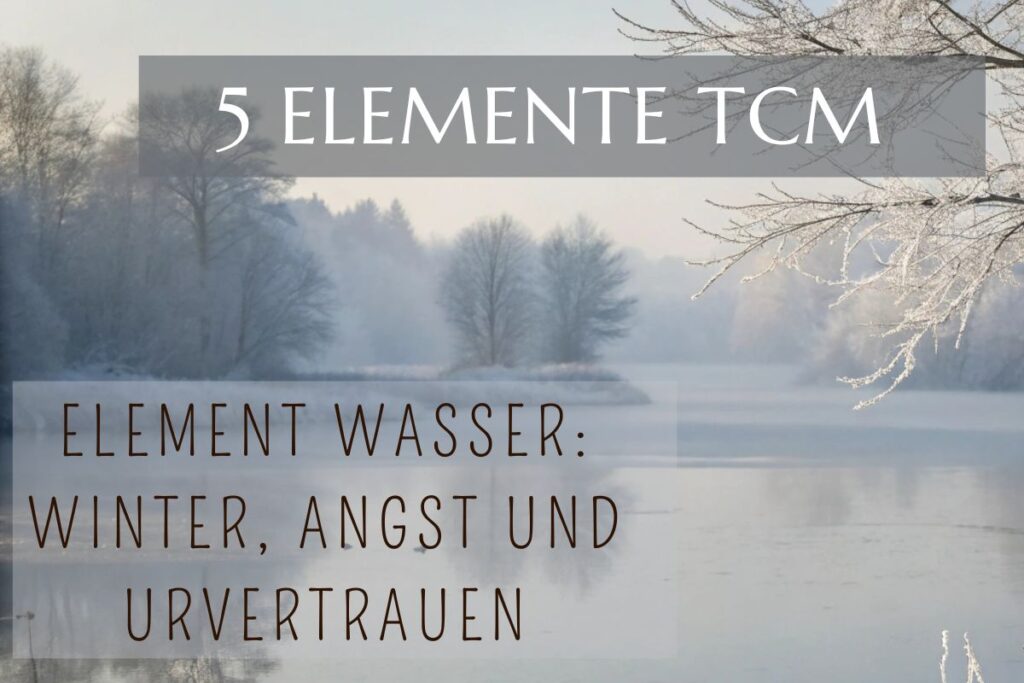 Fluss im Winter als Symbol für Angst und Urvertrauen in der TCM